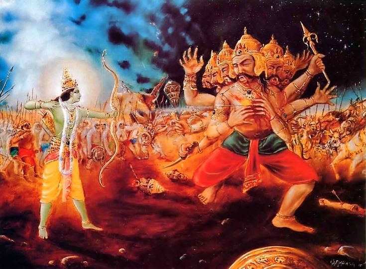 Rama kills Ravana_
